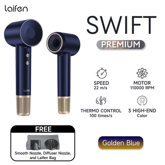 Swift Premium High-Speed Hair Dryer Golden Blue