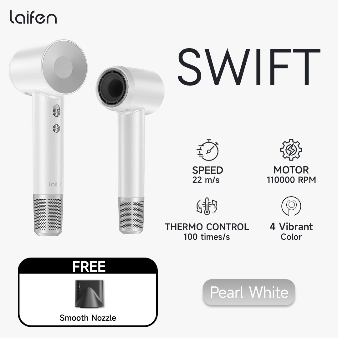 Swift High-Speed Hair Dryer - Pearl White