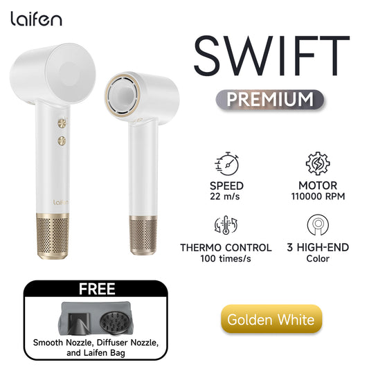 Swift Premium High-Speed Hair Dryer Golden White