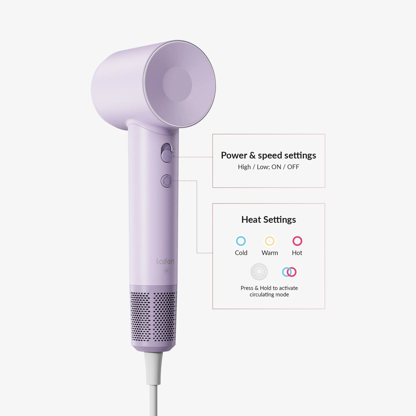 SE High-Speed Hair Dryer - Matte Purple